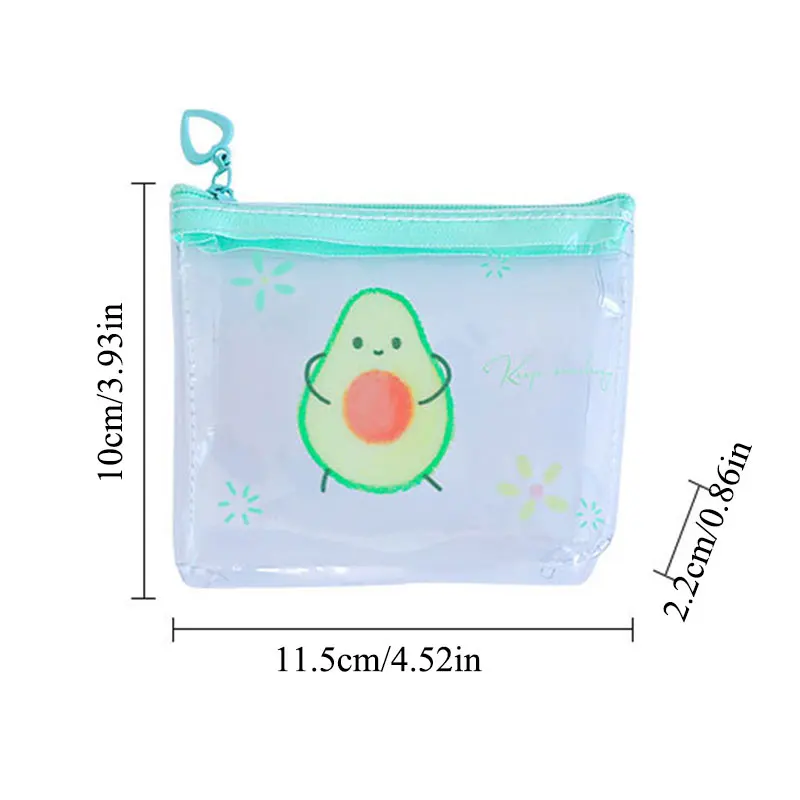 Симпатичный прозрачный мини кошелек кошельки для монет Женский держатель карт