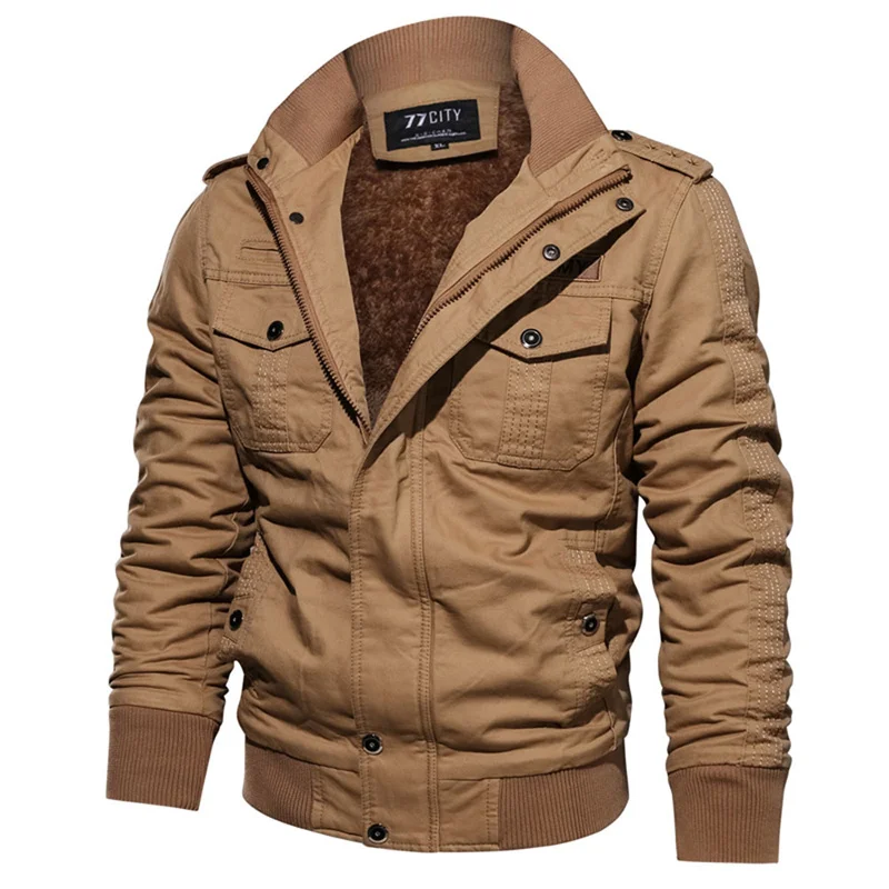 

Зимняя утепленная военная куртка для мужчин, новинка 2021, куртка-пилот и пальто, армейские мужские куртки-бомберы, мужская модель