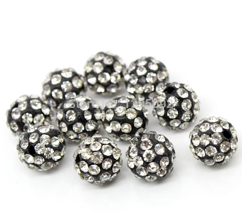 50 шт. круглые бусины из полимерной глины 10 мм (3/8 дюйма)|spacer beads|bead wholesalewholesale beads |
