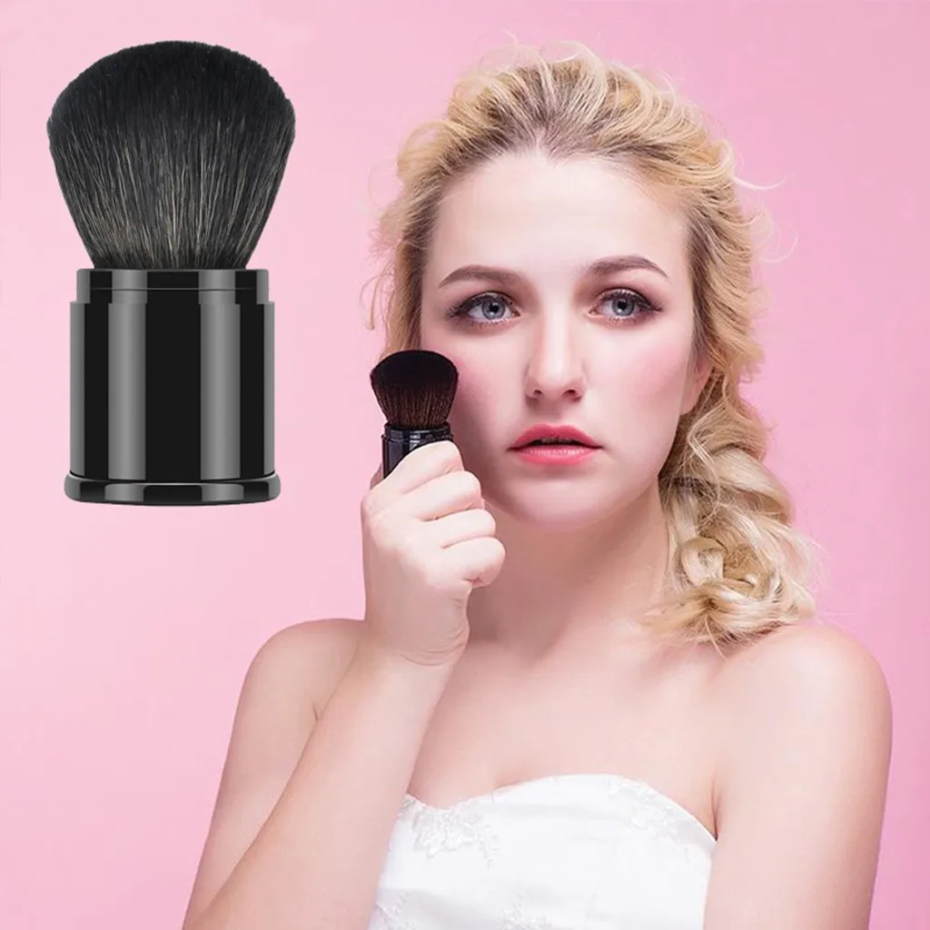 Кисть для макияжа одиночная портативная телескопическая кисть румян медовая