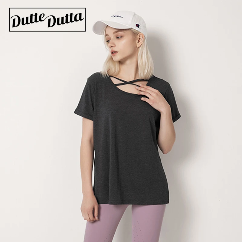 Сексуальный женский спортивный жилет свободная женская рубашка для йоги