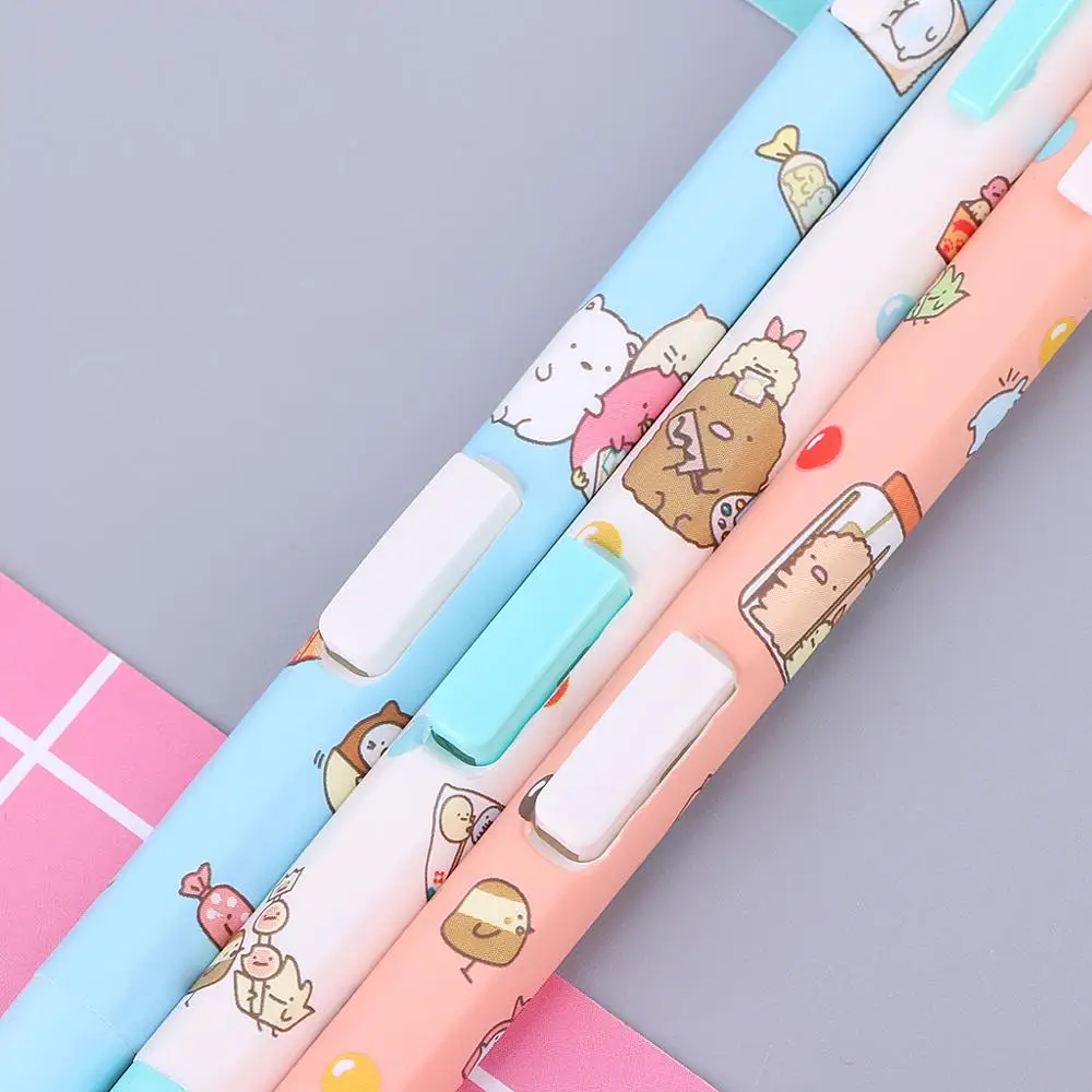 3 шт. милый суши рисовый Пресс автоматический механический карандаш с ластиком