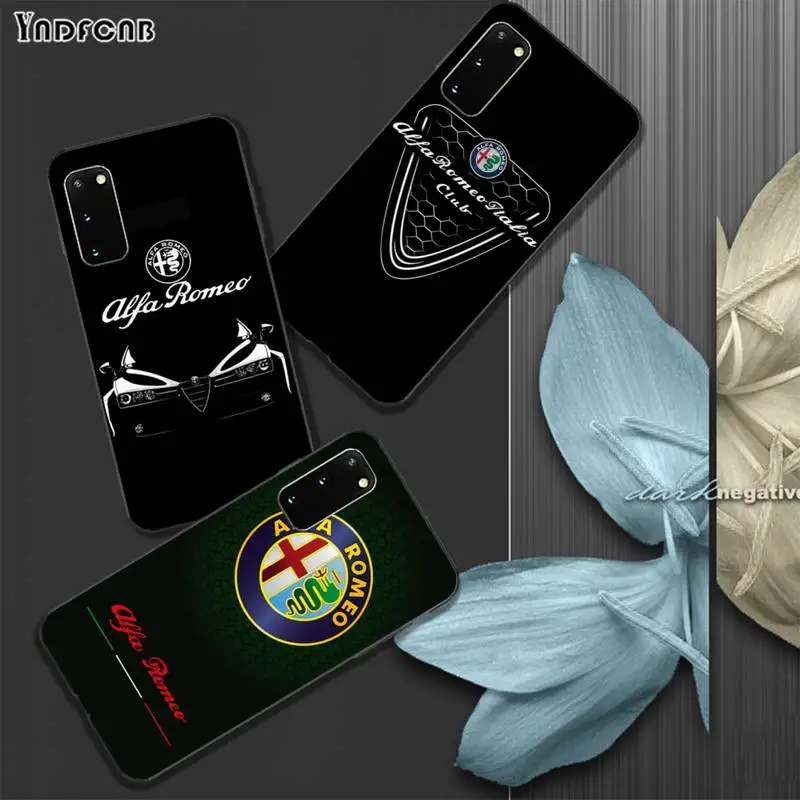Роскошный силиконовый чехол для телефона Alfa romeo giulietta Samsung galaxy s6 s7 edge s8 s9 s10 lite s20 ULTRA