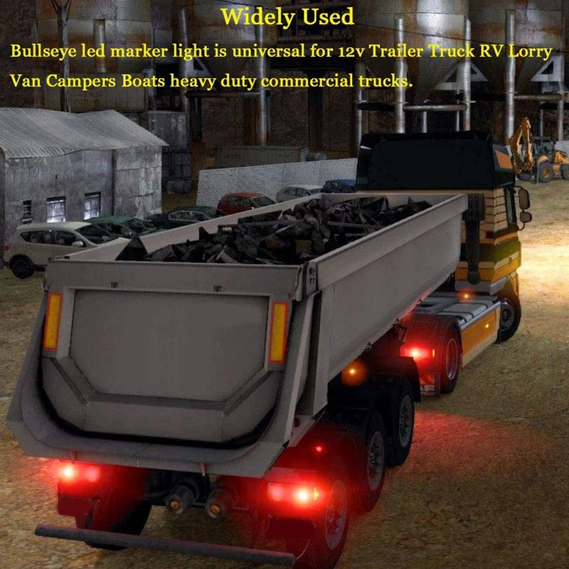 5 кратный желтый светодиодный фонарь для дома на колесах габаритные огни