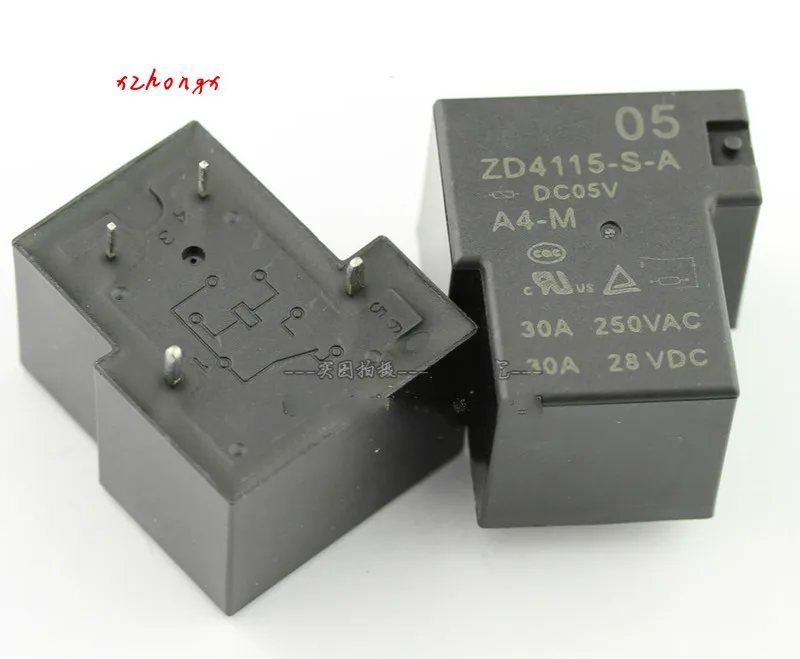 ZD4115-S-A-DC05V-A4-M 4 футов 30A реле