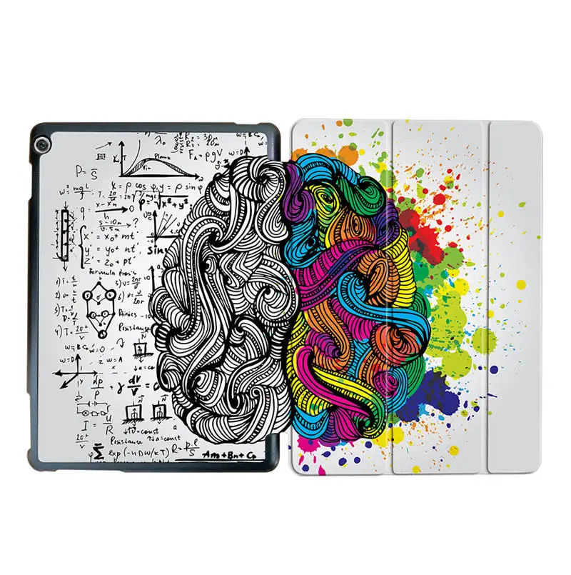 HW18 Чехол Sanmubaba для huawei MediaPad M3 Lite 10 BAH-W09 BAH-AL00 10,1 ''PU кожаный флип-стенд смарт-чехол Защитный чехол для планшета - Цвет: HW18