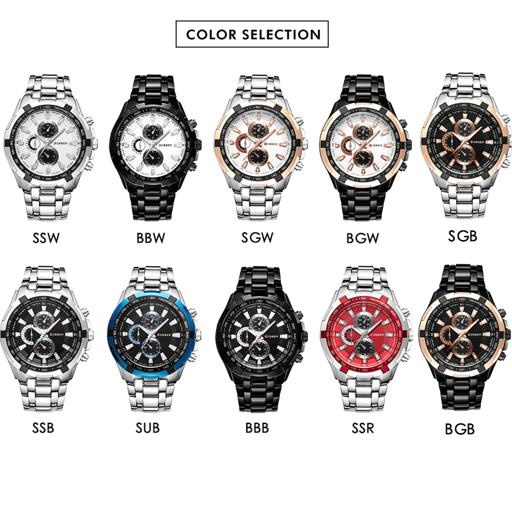 

Top Brand Luxury full steel Watches Men Sports Business Casual quartz Wrist Watches Military Wristwatch waterproof Relogio SALE