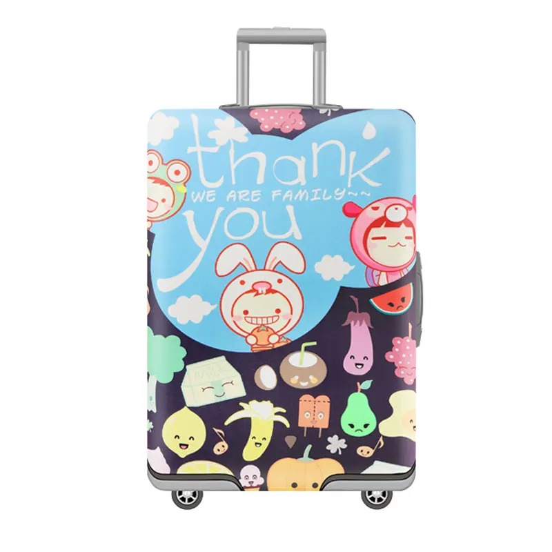 43 JATRAVEL с изображением из мультфильма Lucky Cat путешествия толстые эластичные Чемодан чемодан защитный чехол, относятся к 18-32 дюймов Чехол, аксессуары для путешествий - Цвет: 43
