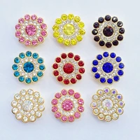 3050pcs shiny beads 13mm multicolor round rhinestone bezel for scrapbook cards decoration diy jewelry crafts loose beads f27