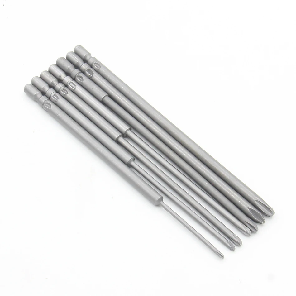 1 шт. 1/4 4 мм магнитный Круглый хвостовик крестовая отвертка набор наконечников