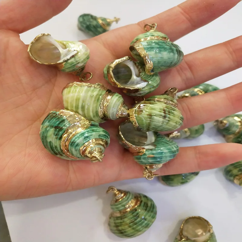 

5Pcs Bohemian Conch Shell Necklace Sea Beach Shell Chain Pendants Necklace Accessories For DIY Women Shell Summer Jewelry