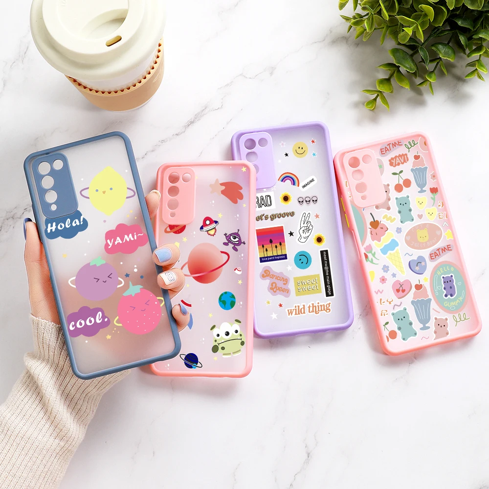 

Hard PC Case For Huawei P30 Lite Cartoon Fundas P20 P30 Pro P Smart 2021 Honor 8X 9A 9X Pro 10X Lite Y6P Y7P Mate 30 Cover Coque