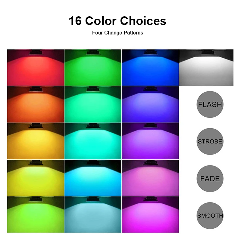 Точечный светильник отражатель IP65 Водонепроницаемый RGB Led Сад Открытый Цветная