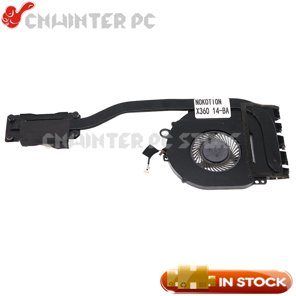 

NOKOTION 936276-001 For HP X360 14-BA 14M-BA 14M-BA011DX Laptop Cooling Heatsink with fan heater cooler
