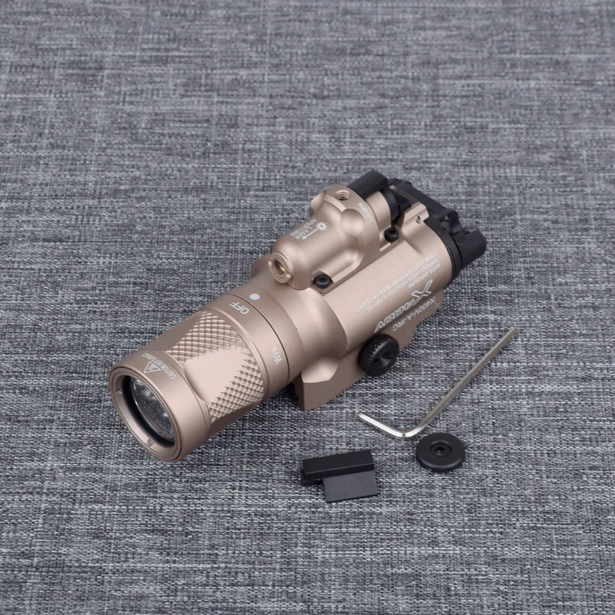 Тактический светильник для оружия X400V с красным лазерным пистолетом фонарик