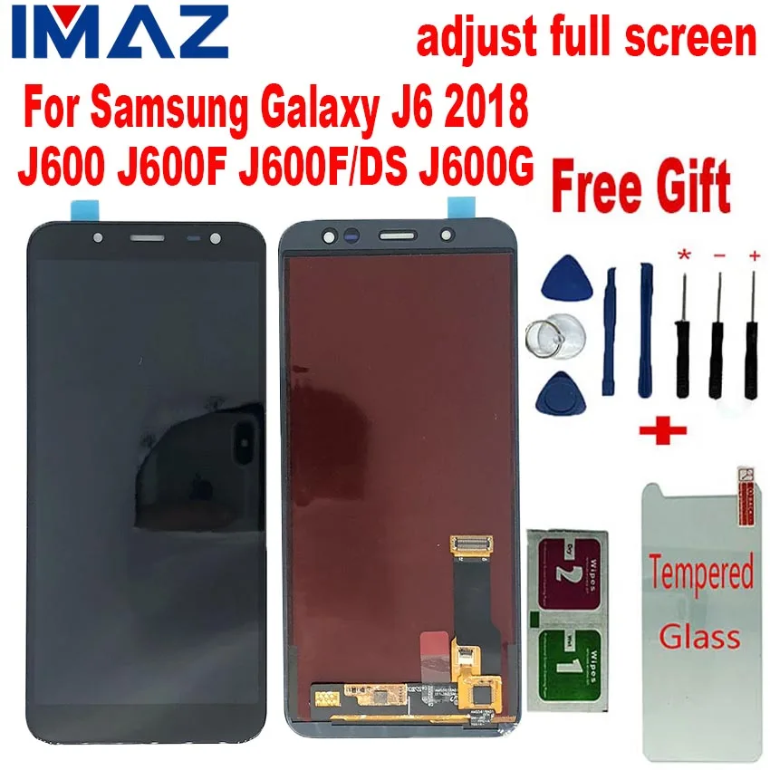 IMAZ регулируемый Полный ЖК дисплей для Samsung Galaxy J6 2018 J600 J600F J600F/G/Y + сенсорный экран