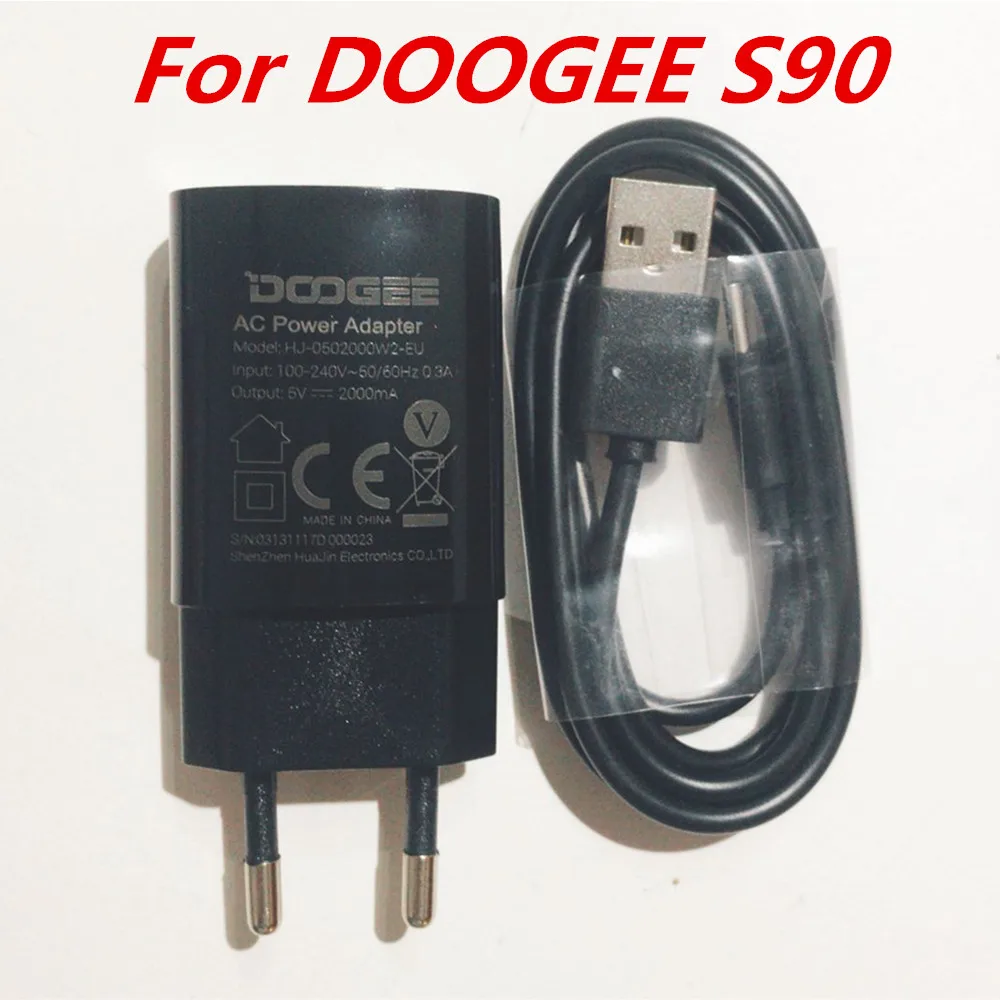 Новинка оригинальный адаптер питания DOOGEE S90 USB зарядное устройство с европейской