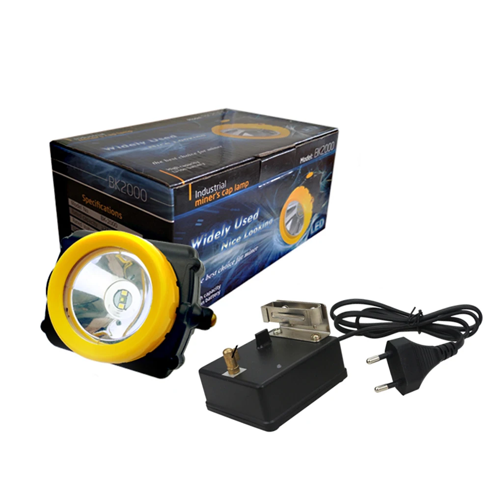 3W 7500lux 5200mAh 350mA Popular CE KL6 waterproof Mining Lamp with CE Approved