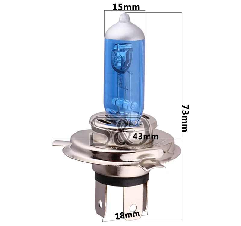 Лампа светодиодная Автомобильная H4 супер яркая белая лампа Противотуманные