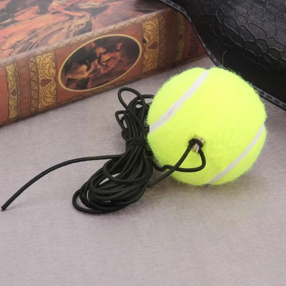 

1 Pcs Tennis Ball With String Professional Rubber Tennis School High Club Trai Resilience Practice Ball Ball Competition Du D3n6