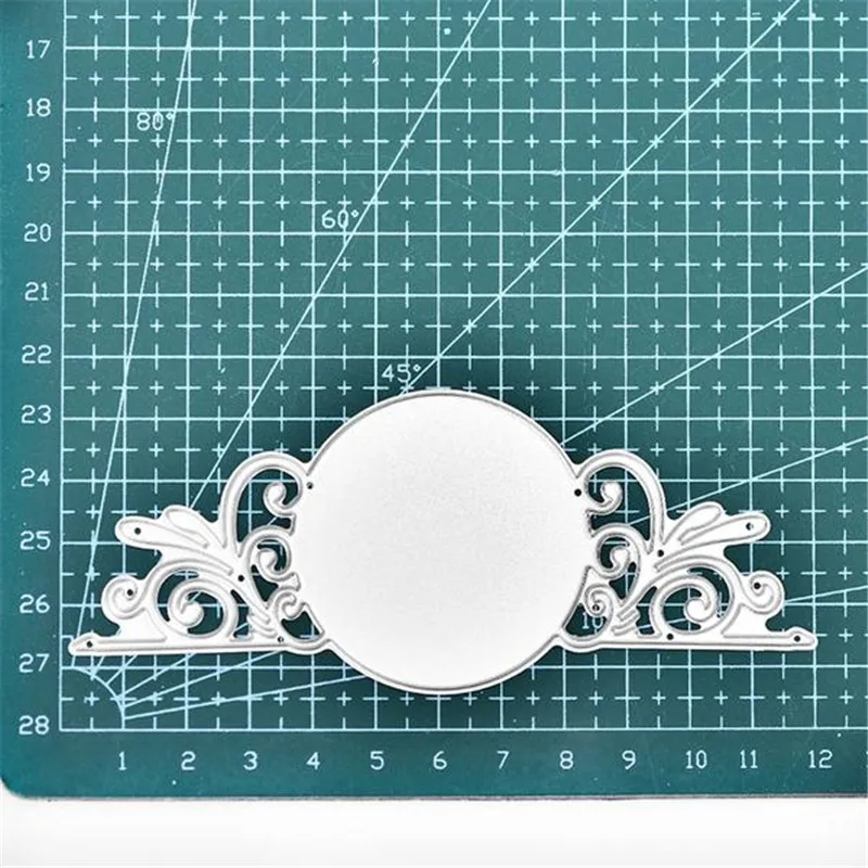 YaMinSanNiO кружева круг высечки металла штампы для скрапбукинга карты делая альбом