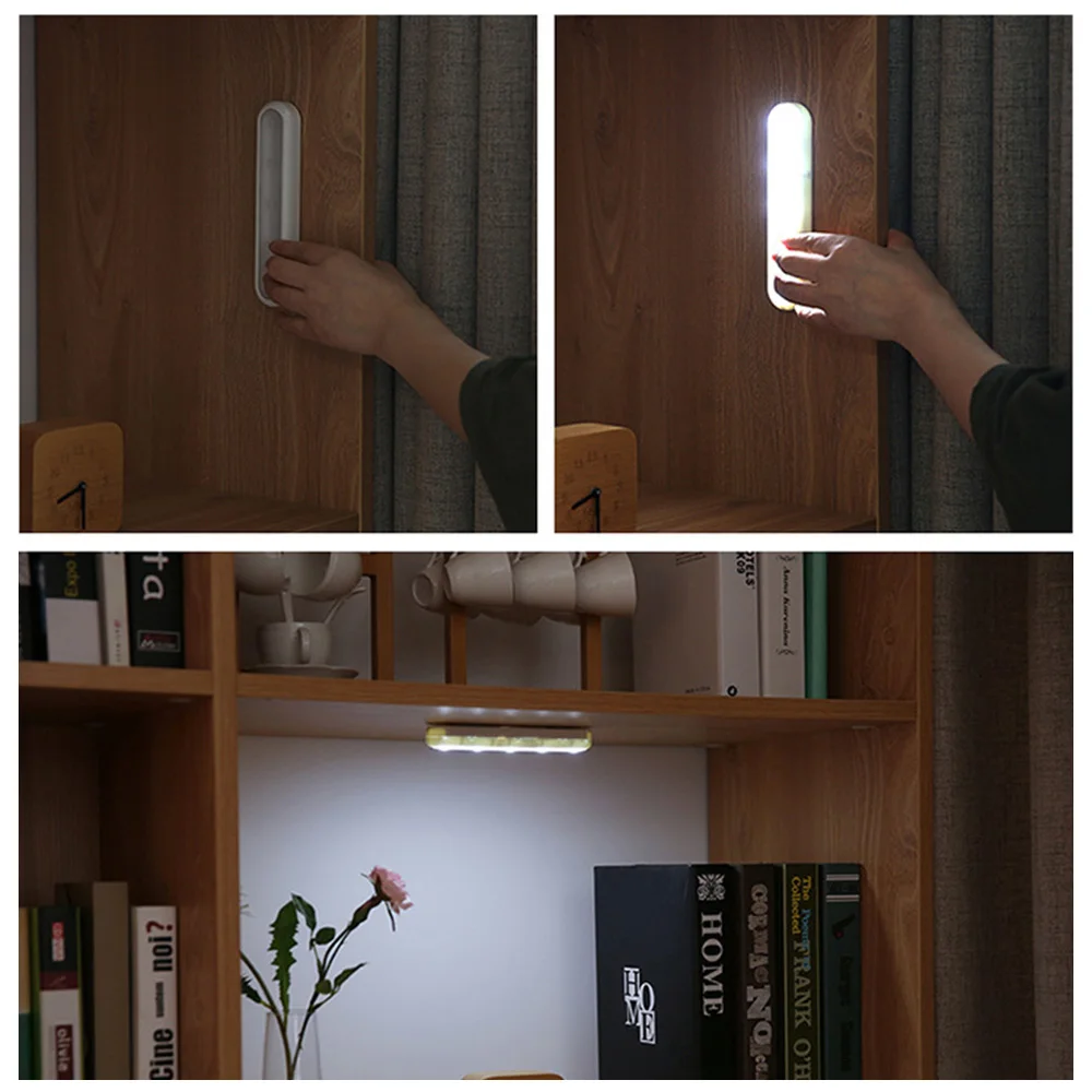 Светодиодный светильник для шкафа беспроводной лестниц Ультратонкий креативный