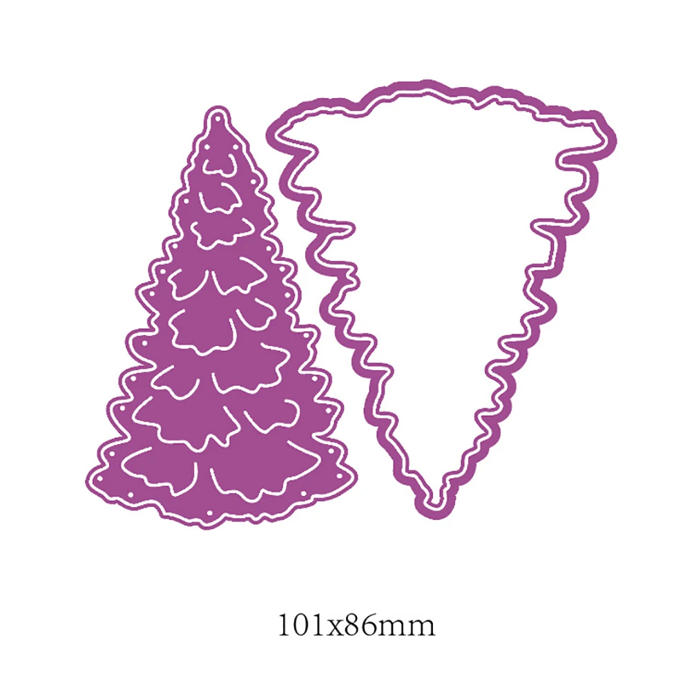 Трафареты для высечки рождественской елки скрапбукинга альбом бумажная карта