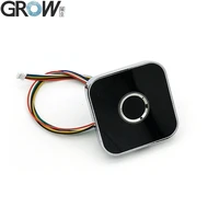 grow r502 aw zinc alloy round ring led control dc3 3v capacitive fingerprint module sensor scanner