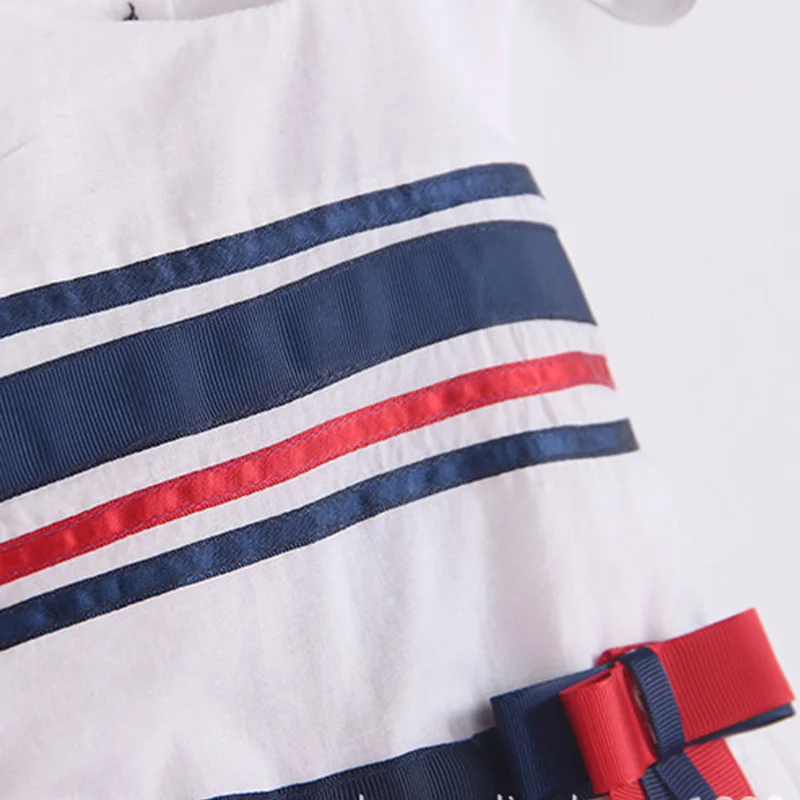 Nimble/платье для девочек свадебная одежда до колена с круглым вырезом хлопковые