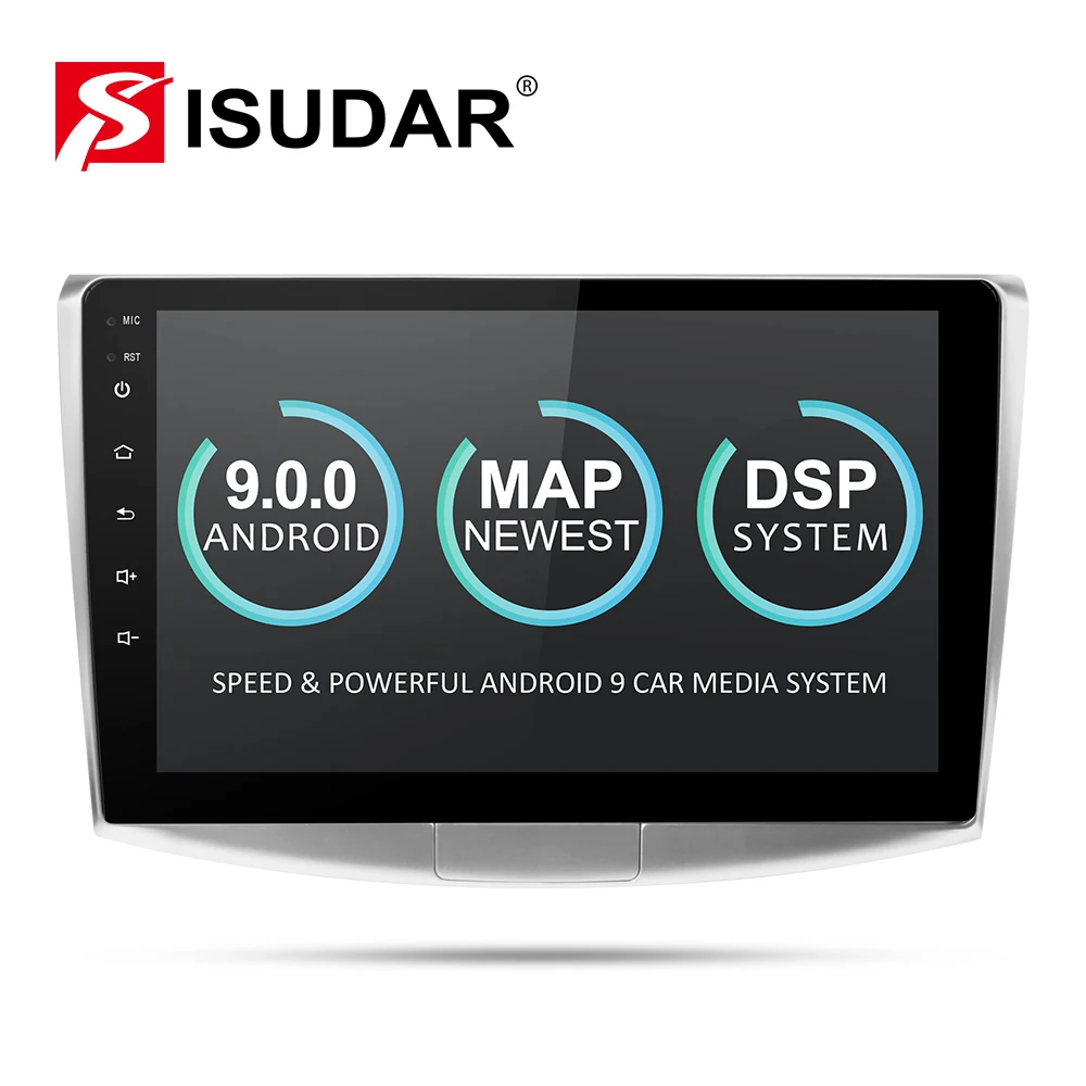 Isudar 2 Din Авто Радио Android 9 для VW/Volkswagen/Magotan/CC/Passat B6 B7 CANBUS Автомобильный мультимедийный видео плеер gps USB DVR FM/AM
