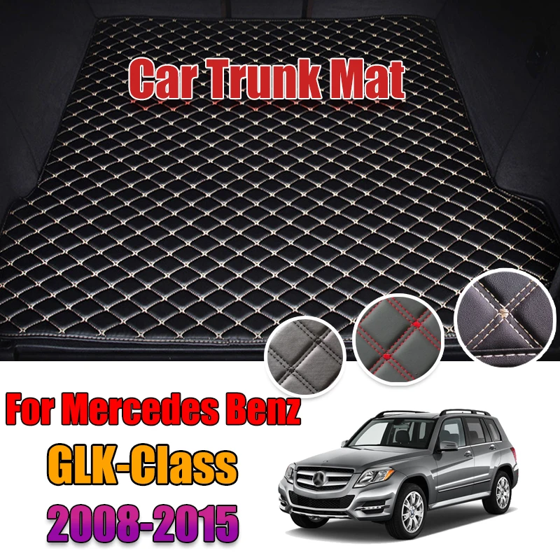 

Кожаный коврик для багажника автомобиля, коврик для багажника Mercedes Benz X204, подкладка для груза для Mercedes Benz GLK Class 2008-2015, коврик для багажника, п...