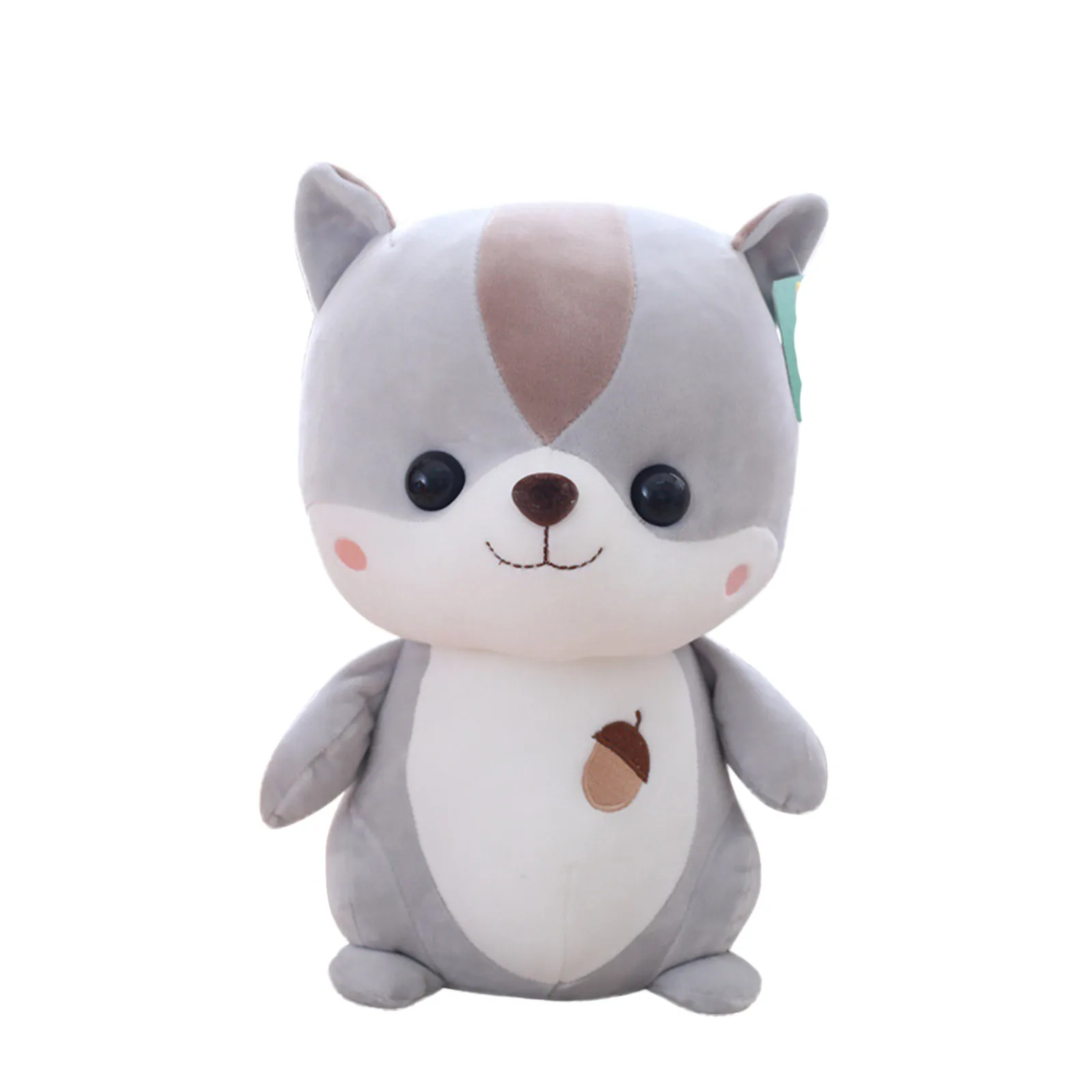 

Kawaii Stuffed Toys New Cute And Warm Squirrel Pillow Sofa Backrest Plush Toys For Children Kids Adults Home Decoration