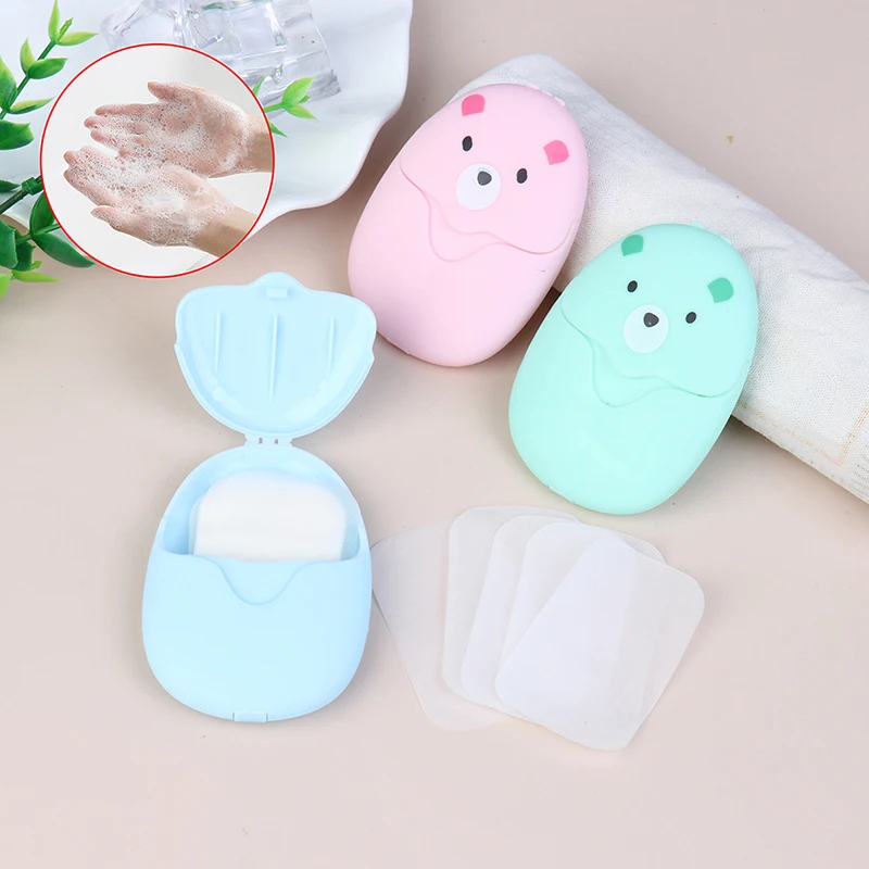 

50 шт. Портативный путешествия одноразовое мыло в коробке Бумага сделайте пенясь Ароматические Ванна Душ руки останутся чистыми, ароматичес...