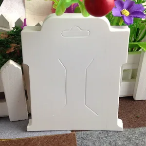 wholesale hot 2015 new blank white hair clip hair band cards jewelry display cards if custom logo will cost extra free global shipping