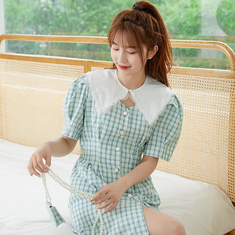 Linbaiway корейский стиль кукла полый вышивка ложный воротник шаль съемный