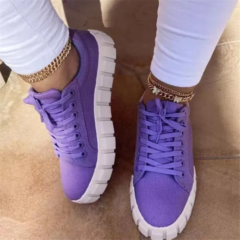 

Large size sports women's canvas shoes new fashion platform women sneakers casual breathable womens shoes comfortable loafers