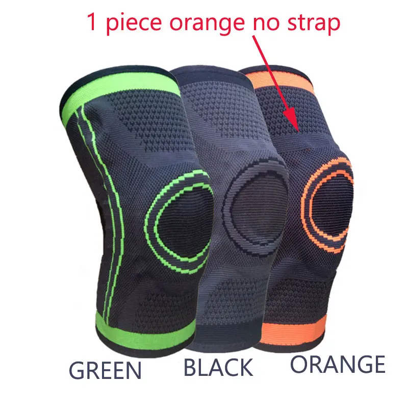 orange no strap Кинезио тейп тейпы спортивный тейпирование ленты кинезиология Компрессионная поддержка коленчатого рукава-для боли в суставах и помощь при артрите Улучшенная циркуляционная компрессионная одежда в любом месте - Цвет: orange no strap