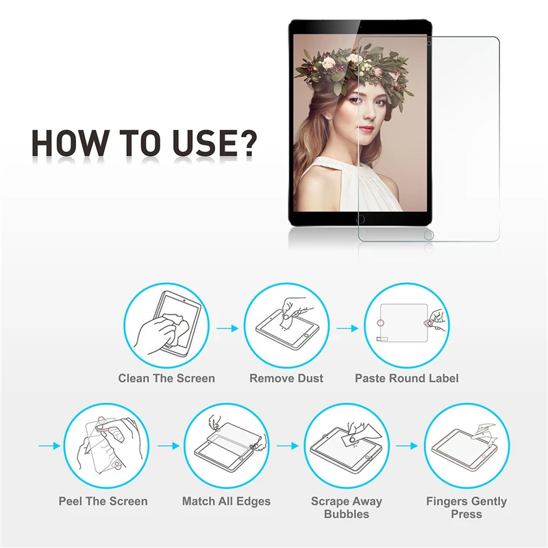 Противоударный стеклянный защитный экран для планшета чехол Apple IPad 10 2 дюйма 2019 7