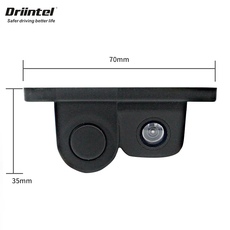 Парктроник Driintel 2 в 1 парковочные датчики камера заднего вида универсальная