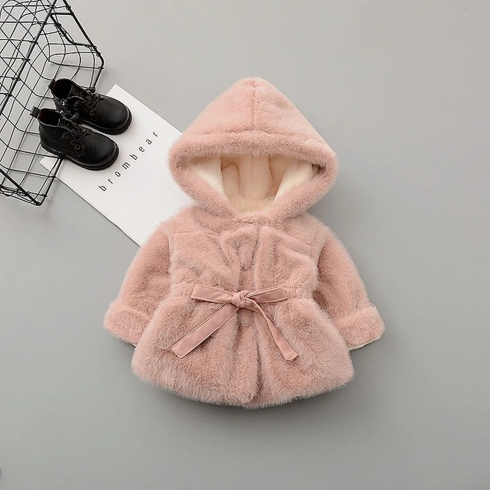 

2021 Новый Зимняя куртка для девочек, детская футболка в Корейском стиле Стиль принцессы пальто с мехом супер теплое пальто для девочек на зим...