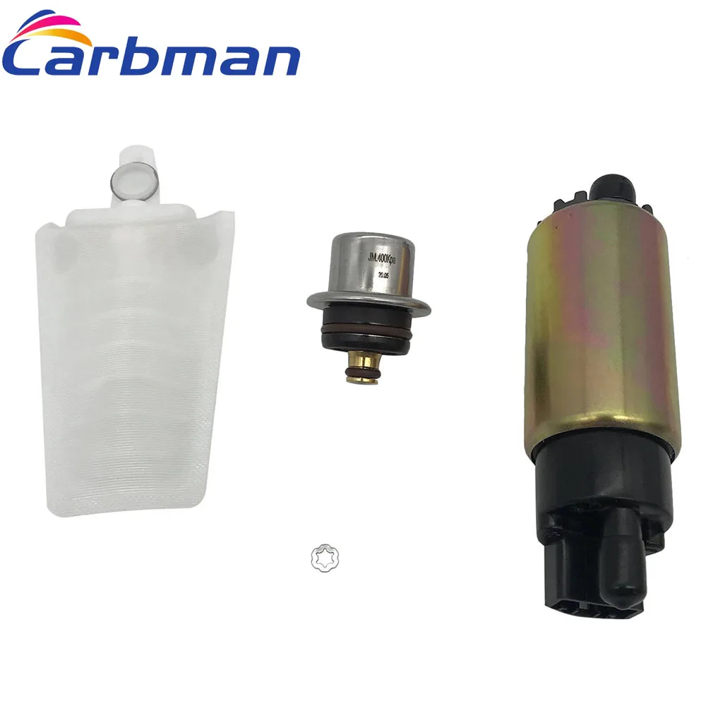 

Carbman Fuel Pump for Polaris Ranger 2006-2010 500 700 800 w/ Regulator 43PSI & Strainer