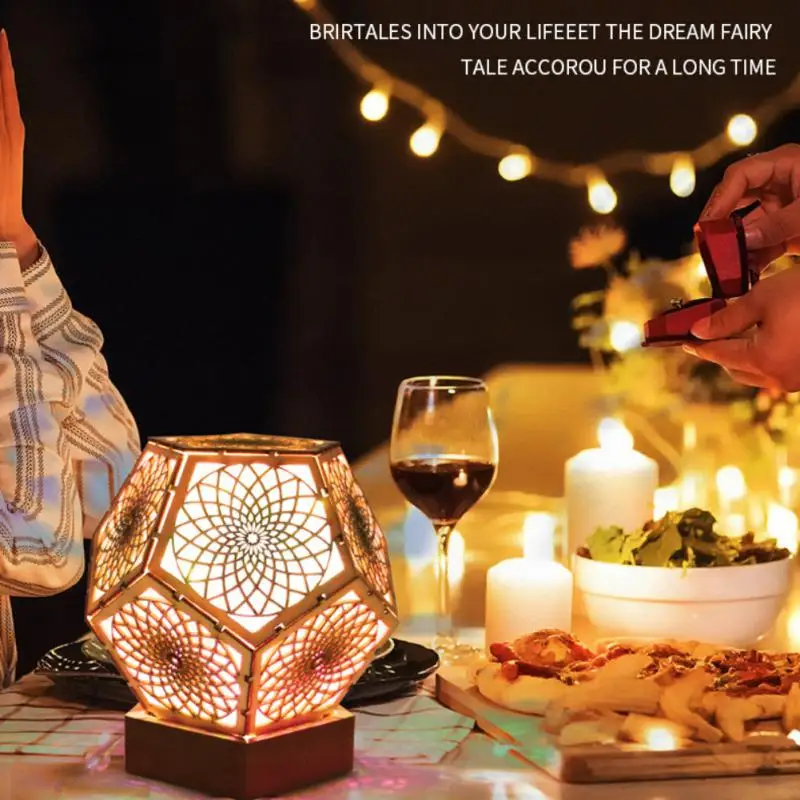 

Christmas LED Starry Sky Projector Light Standing Lantern Bohemian Floor Projector Lamp Home Living Room Decor Lighting Lamps