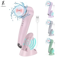 liberex electric spin facial cleansing brush ipx7 waterproof facial brush deep remove blackhead acne face clean skin care tools
