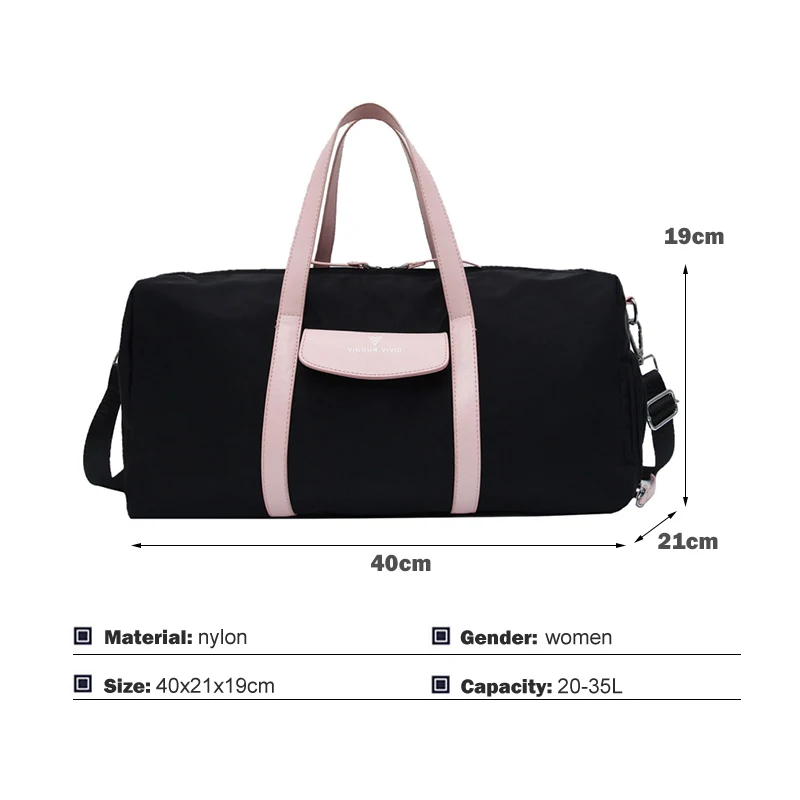 Женская спортивная сумка для фитнеса большая занятий йогой на плечо независимая