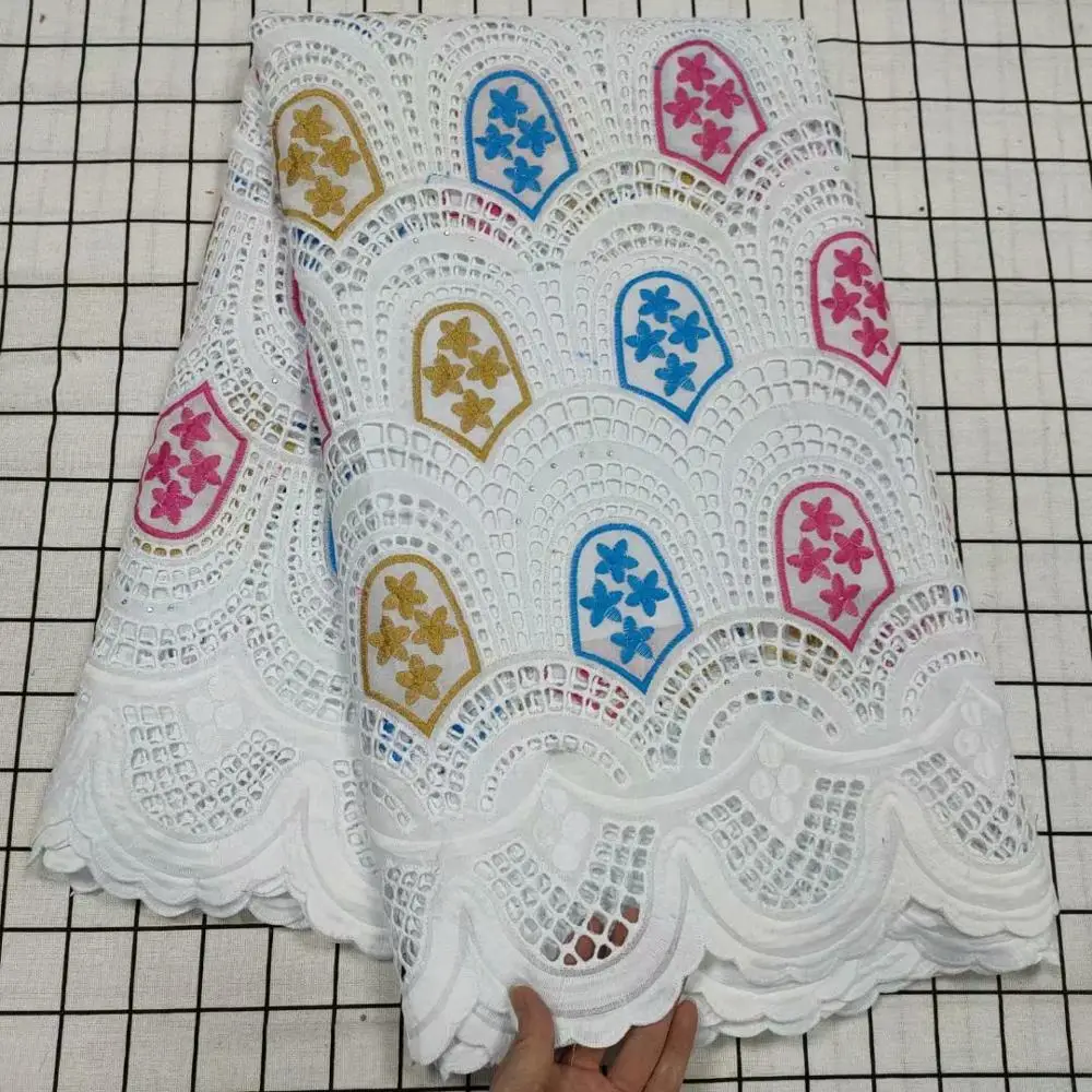 Швейцарская вуаль кружева в Швейцарии ткань из Дубая африканская сухая