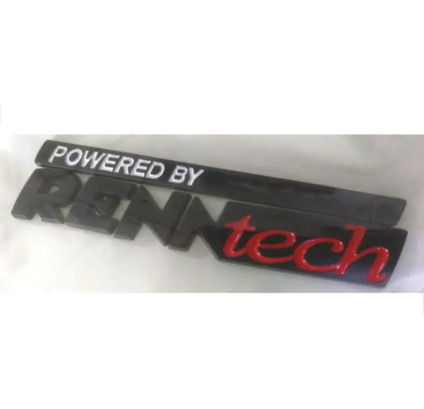 1 шт. металлический сплав с питанием от RENNTECH Автомобильная наклейка эмблема значок эмблема