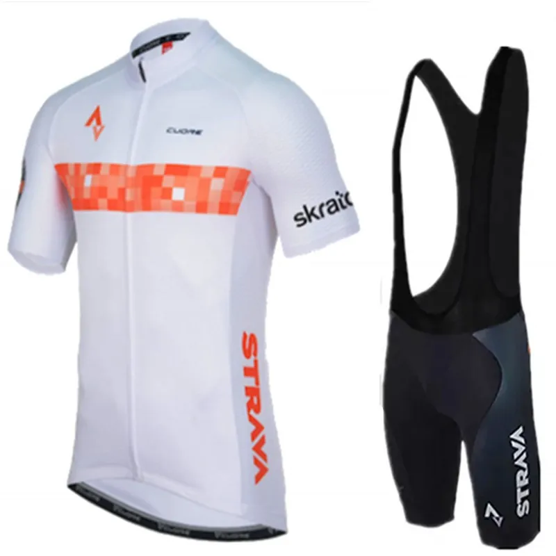 2019 nuevo! STRAVA Ciclismo Jersey corto ropa de ciclismo maillot комплект одежды для велосипеда гелевая