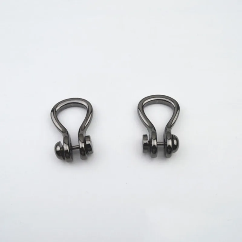 3pcs Metal Bag Side Anchor Gusset Hanger Clamps Edge Link Hardware with D Rings for Purse Strap | Багаж и сумки