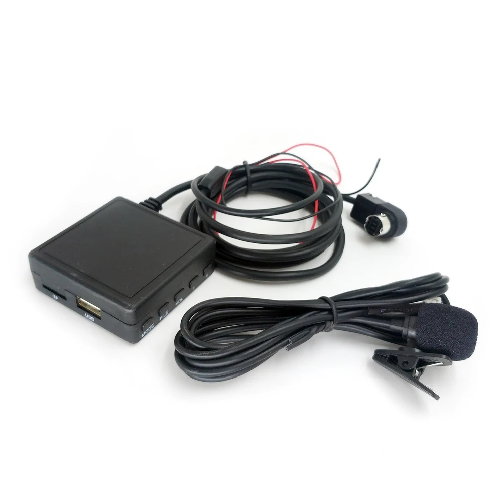 Biurlink для Alpine KCA-121B AUX Замена AI-NET порт микрофон беспроводной Bluetooth Hands Free микрофон аудио Aux адаптер кабель