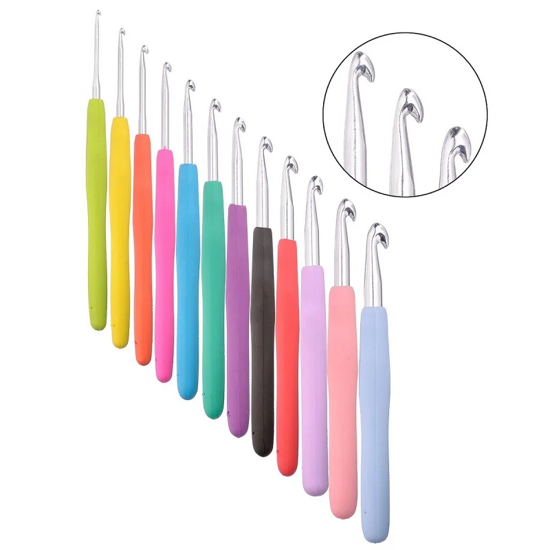 Спицы Трикотажные 12 размеров эргономичные с мягкими ручками|Вязание| |